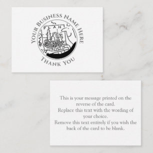 Garden Design Landscaping Thank You Note Card