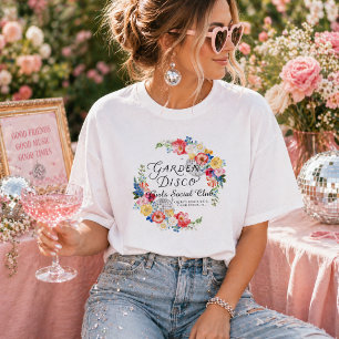 Garden Disco   Bachelorette Bridesmaid  T-Shirt