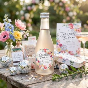 Garden Disco Bachelorette Favour Stickers
