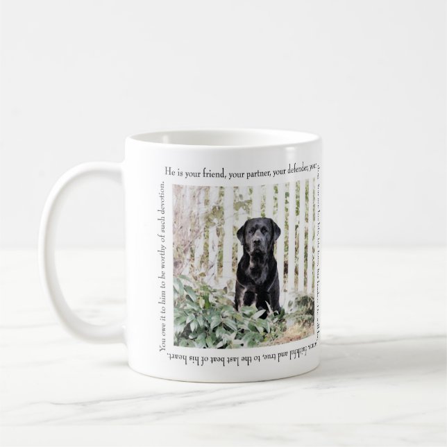 Garden Dog Mug (Left)