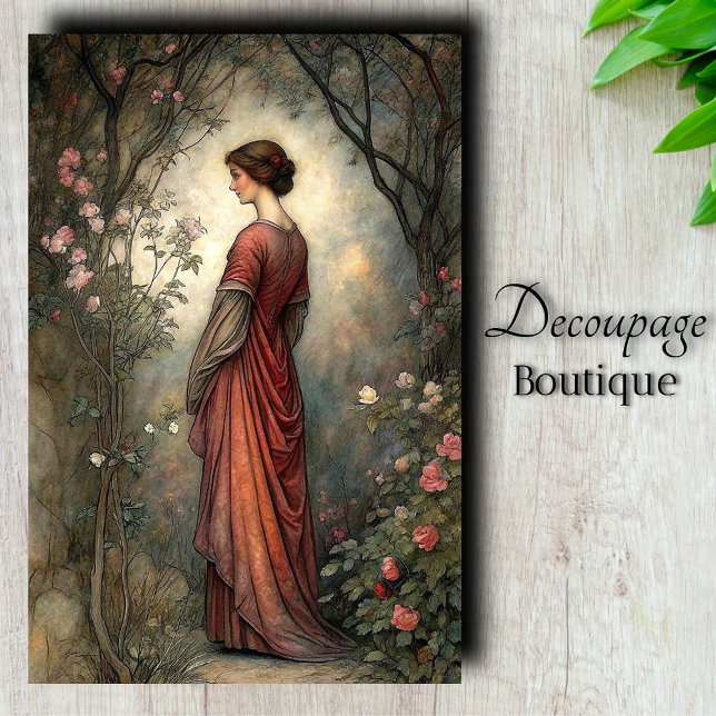 Garden Dreams Tissue Paper (Garden Dreams Decoupage Tissue Paper)