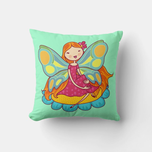 Garden Fairy Cushion (Front)