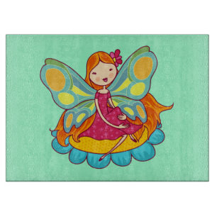 Garden Fairy Cutting Board