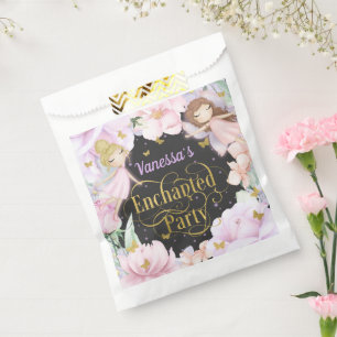 Garden fairy, enchanted birthday party favour bags