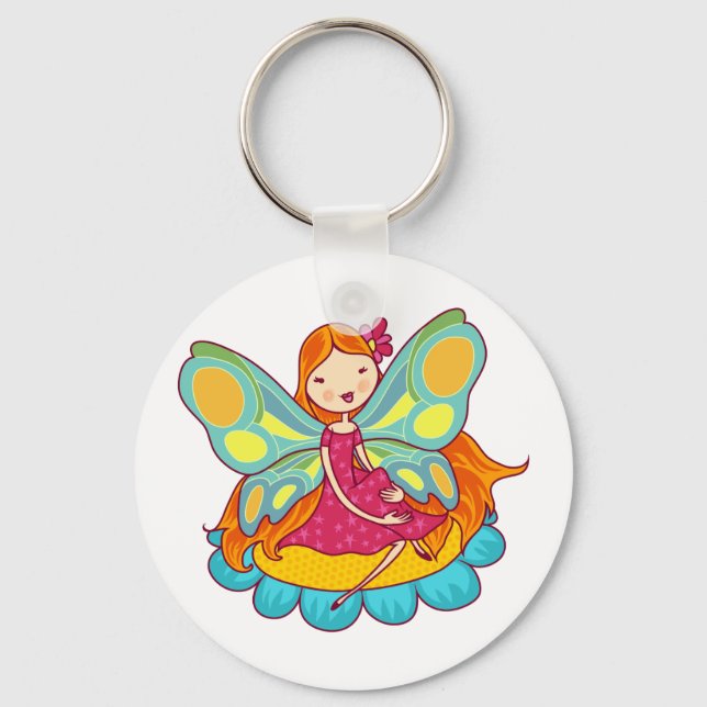 Garden Fairy Key Ring (Front)
