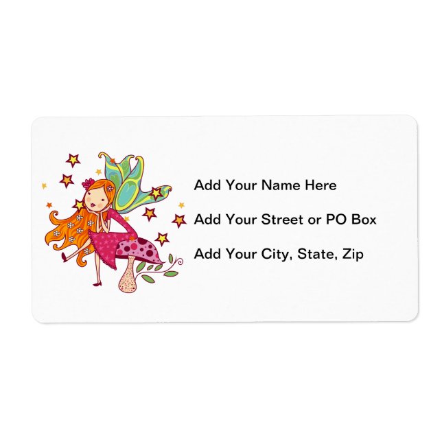 Garden Fairy on Mushroom (Front)