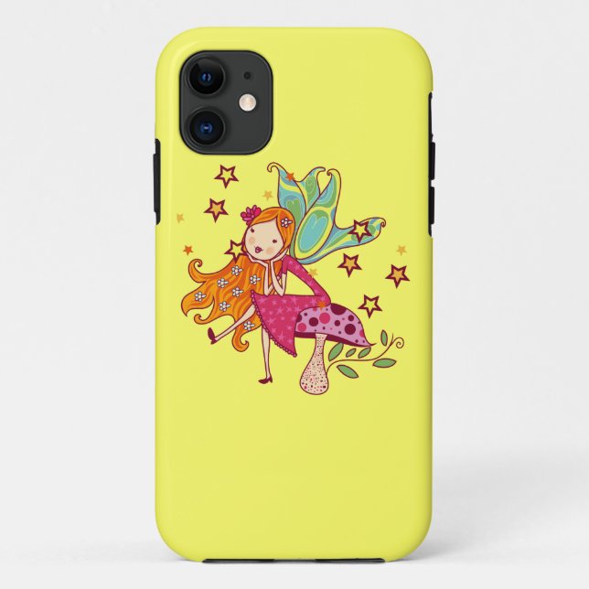 Garden Fairy on Mushroom Case-Mate iPhone Case (Back)