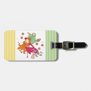 Garden Fairy on Mushroom Luggage Tag
