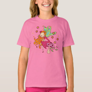 Garden Fairy on Mushroom T-Shirt