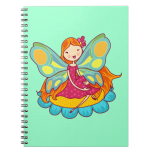 Garden Fairy Spiral Notebook