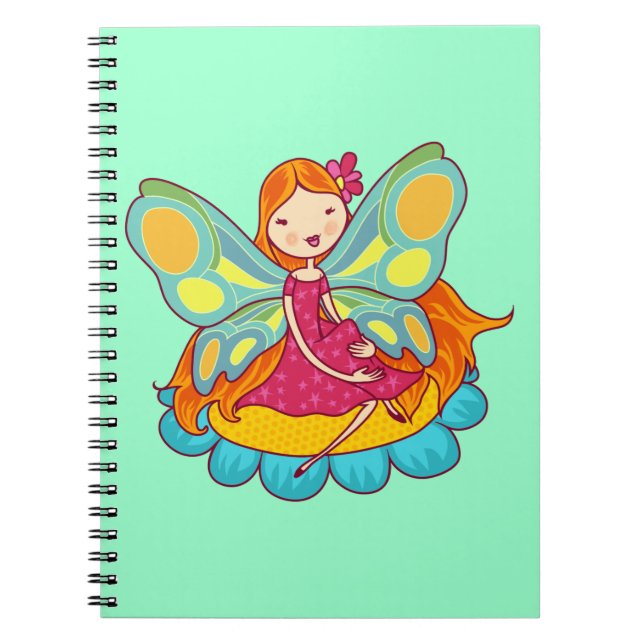 Garden Fairy Spiral Notebook (Front)