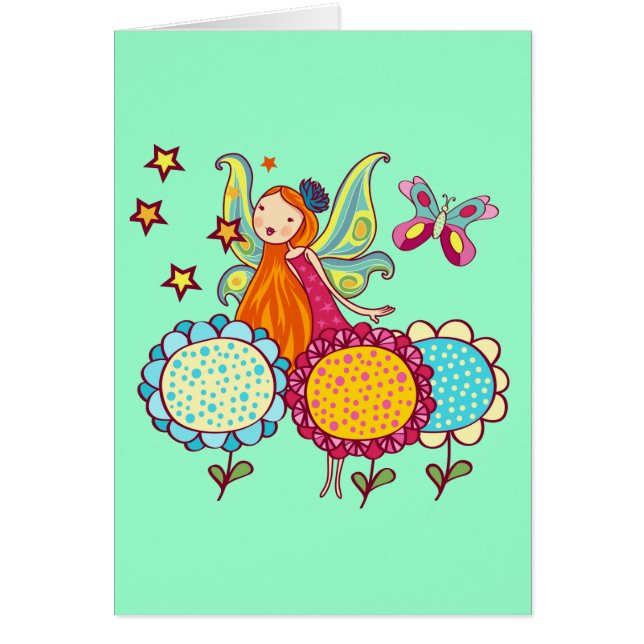 Garden Fairy With Flowers (Front)