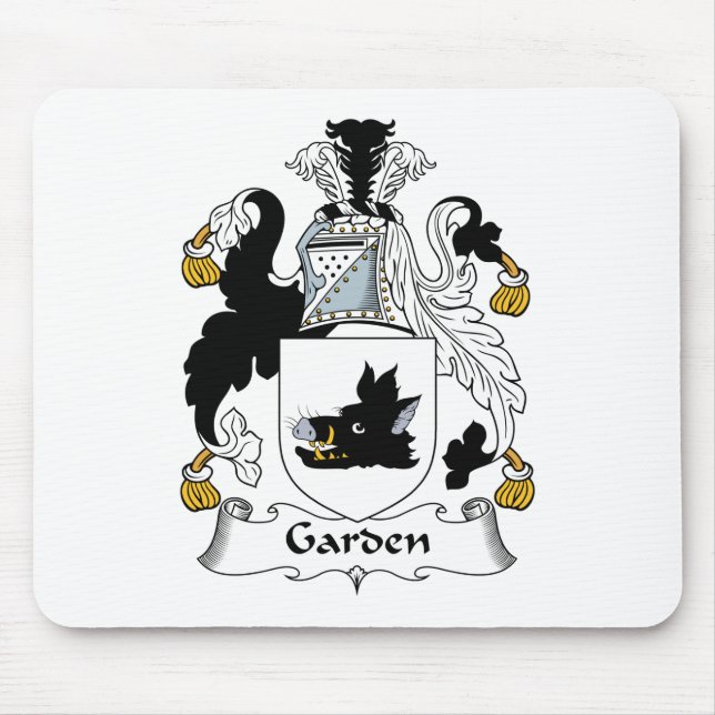 Garden Family Crest Mouse Pad (Front)