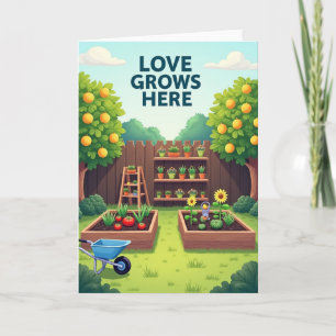 Garden Fathers Day Card