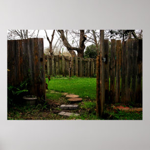 Garden Fence Poster