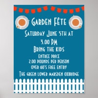 Garden Fete Invitation