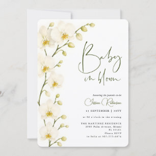 Garden Floral Baby in Bloom Baby Shower Invitation