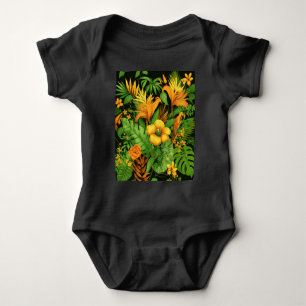 Garden Floral Flower Plant Green Nature Baby Bodysuit