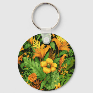 Garden Floral Flower Plant Green Nature Key Ring