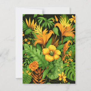 Garden Floral Flower Plant Green Nature Postcard