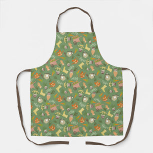 Garden Floral Green Apron