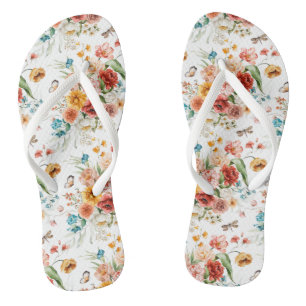 Garden Floral Pattern Jandals