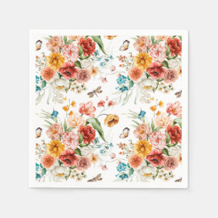 Garden Floral Pattern Napkin