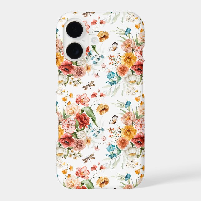 Garden Floral Pattern Samsung Galaxy S21 Case (Back)