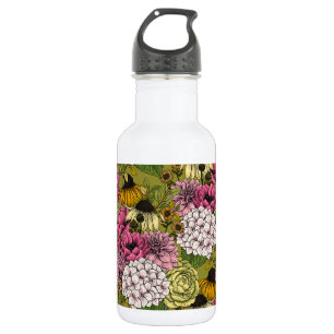 Garden florals 2 532 ml water bottle