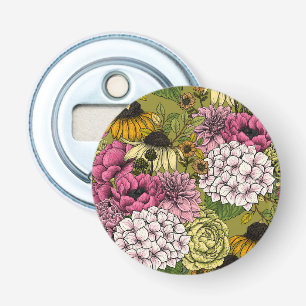 Garden florals 2 bottle opener