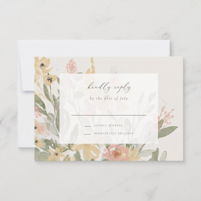 Garden Flourish Enclosure Card (Front)