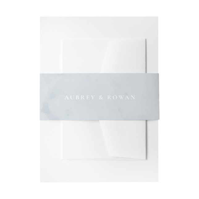 Garden Flourish Invitation Belly Band (Front Example)