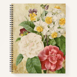 Garden Flower Bouquet Notebook