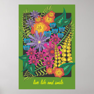 Garden Flower, Bouquet Poster