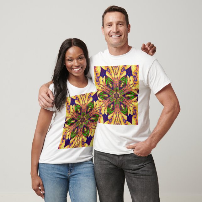 Garden Flower In Summer 2 Bohemian Floral Graphic T-Shirt (Unisex)