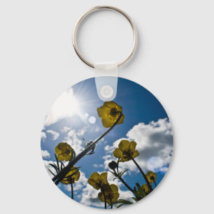 GARDEN FLOWER KEY RING