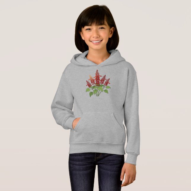 Garden Flower - Scarlet Sage Botanical Tee (Front Full)