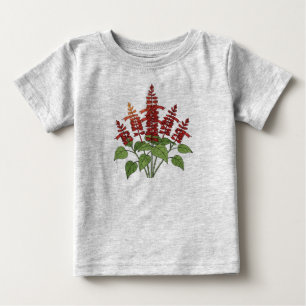 Garden Flower - Scarlet Sage Botanical Tee