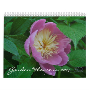 Garden Flowers 2017 Calendar
