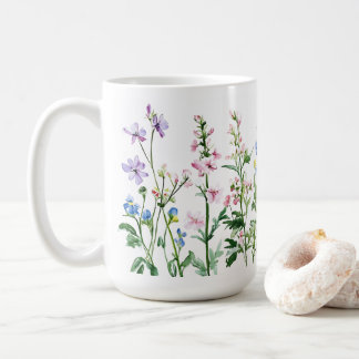 Garden Flowers Aesthetic Cup 🌼 coffee mug 15oz