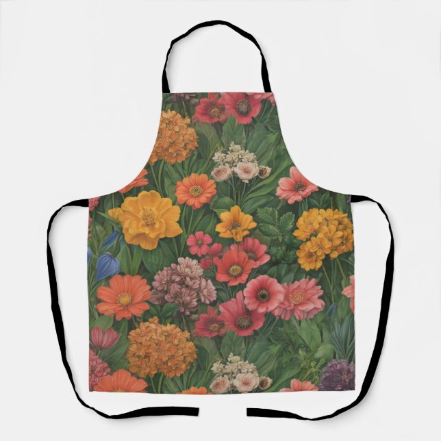 GARDEN FLOWERS APRON (Front)