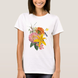 Garden flowers bouquet. T-Shirt