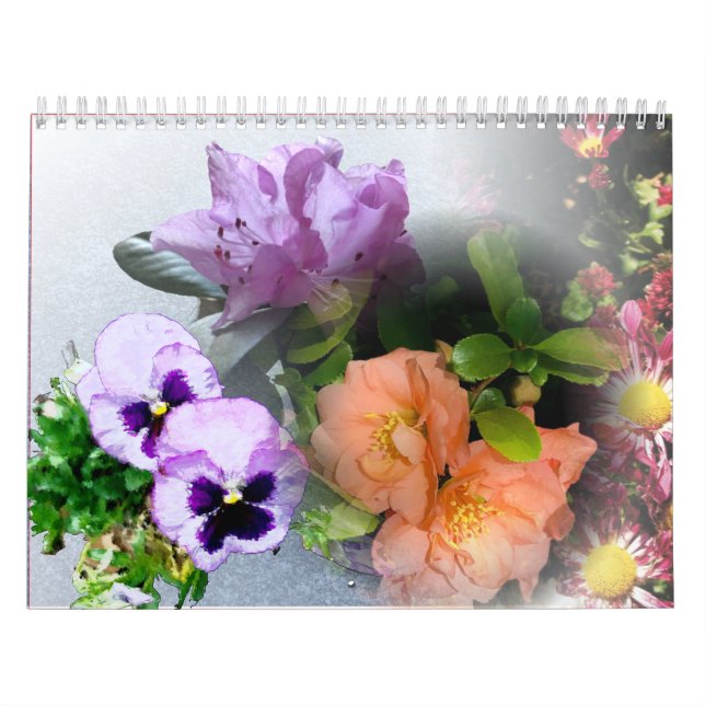 garden flowers calendar (Cover)