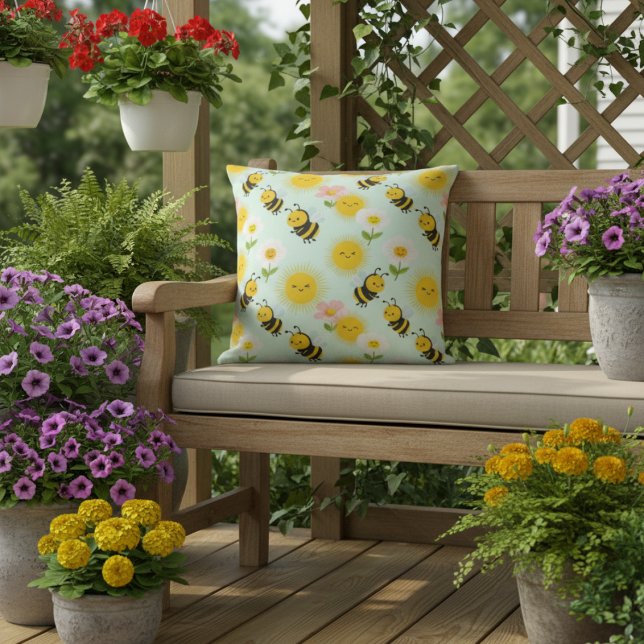 Garden Flowers  Cushion (Creator Uploaded)