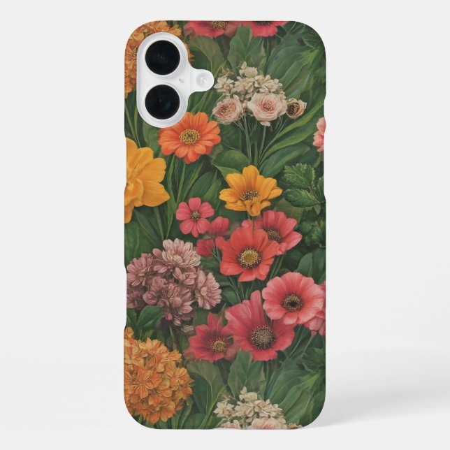 GARDEN FLOWERS iPhone CASE (Back)