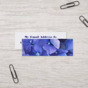 GARDEN FLOWERS MINI BUSINESS CARD