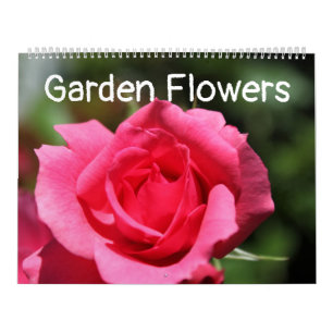 Garden Flowers Photo Art Calendar