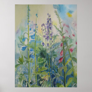 Garden Flowers Poster