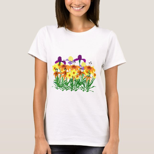 Garden Flowers Tshirt (Front)