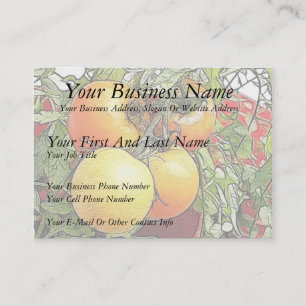 Garden Fresh Heirloom Tomatoes Business Card
